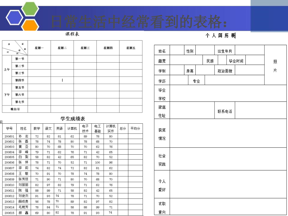 word表格制作ppt课件公开课_第1页