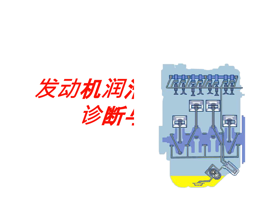 发动机润滑系的故障诊断与维修培训ppt课件_第1页