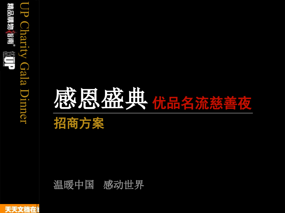 感恩盛典优品名流慈善夜招商方案_第1页