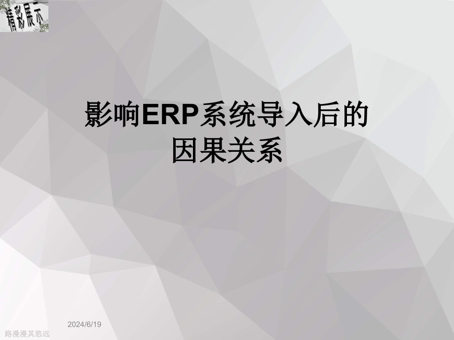 影响ERP系统导入后的因果关系课件_第1页