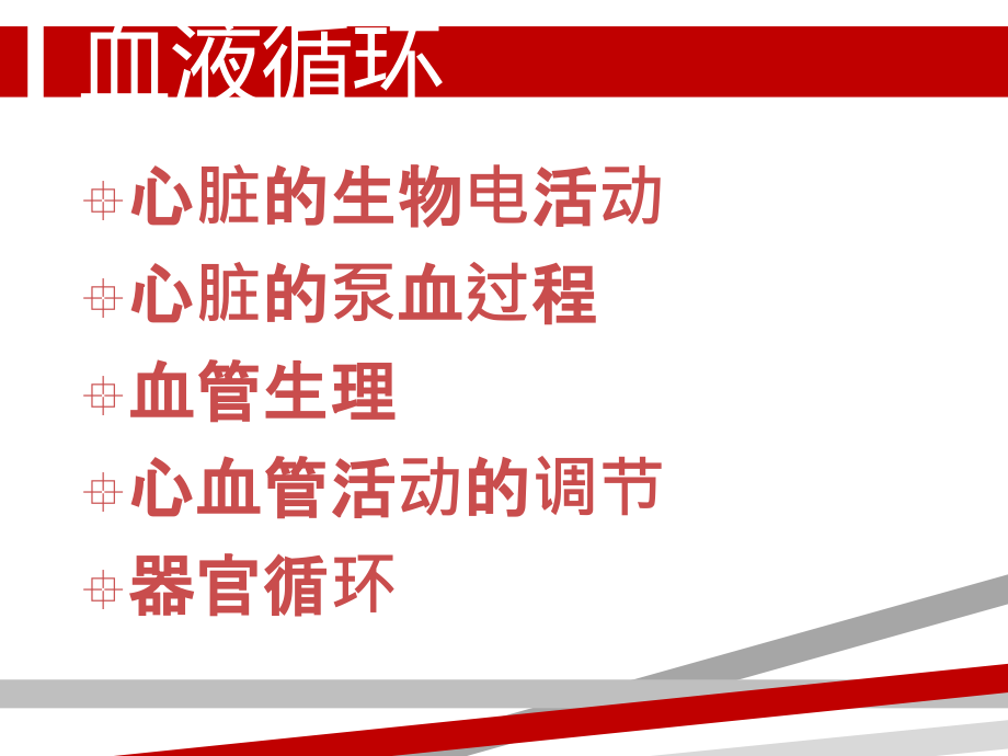 医学生理学血液循环重点 ppt课件_第1页