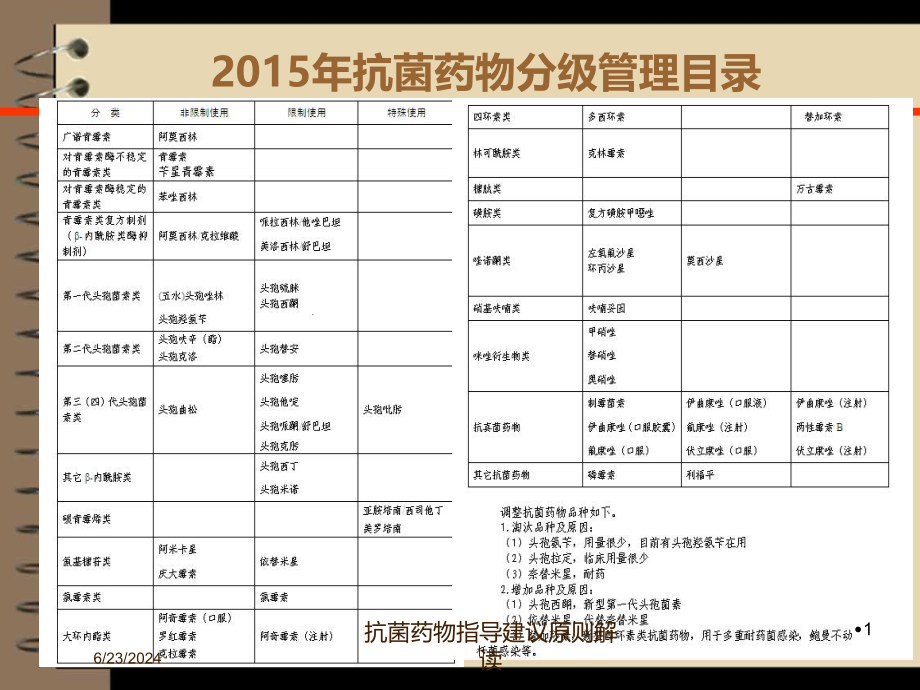 抗菌药物指导建议原则解读培训课件_第1页