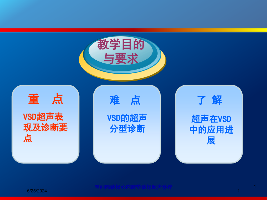 室间隔缺损心内膜垫缺损超声诊疗ppt课件_第1页