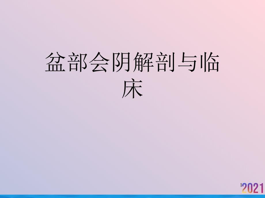 盆部会阴解剖与临床课件_第1页