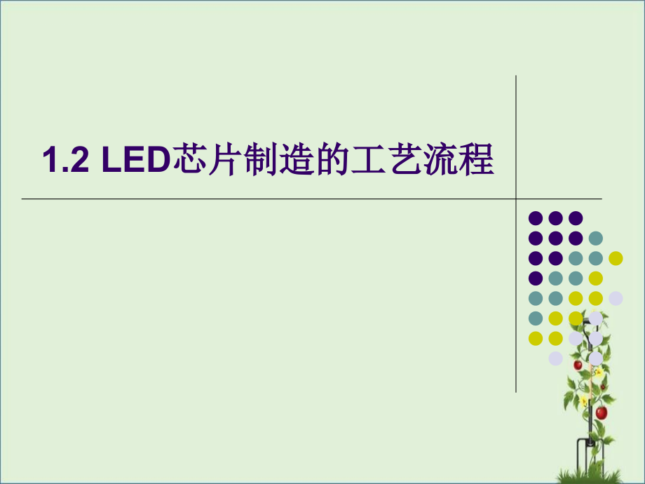 LED芯片制造的工艺流程_第1页