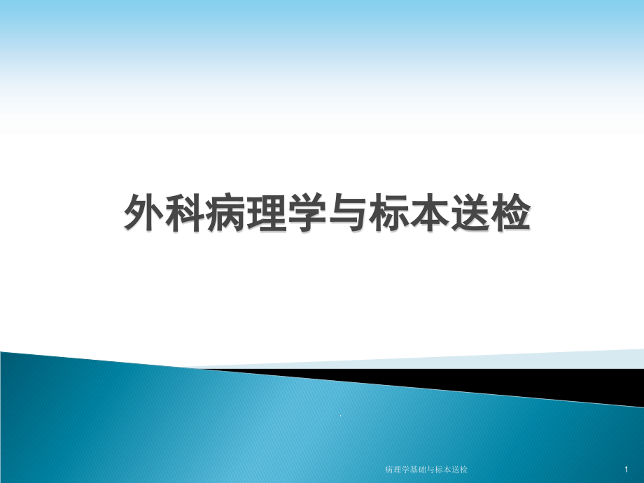 病理学基础与标本送检ppt课件_第1页