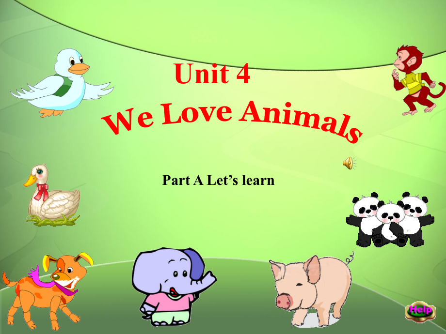 最新pep人教版三年级英语上册unit-4-we-love-animals-Part-A-Let’s-learn公开课课件公开课课件_第1页