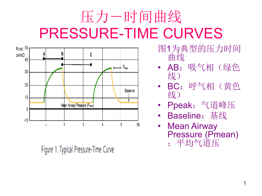 呼吸机波形分析ppt课件_第1页