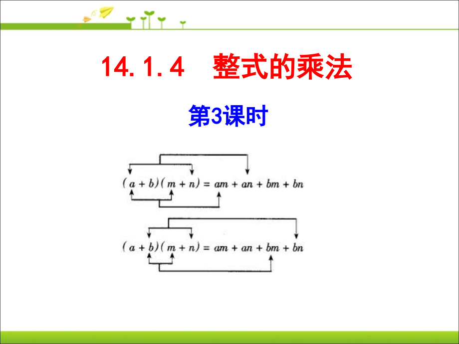 最新部编人教版八年级数学上册整式的乘法3课件_第1页