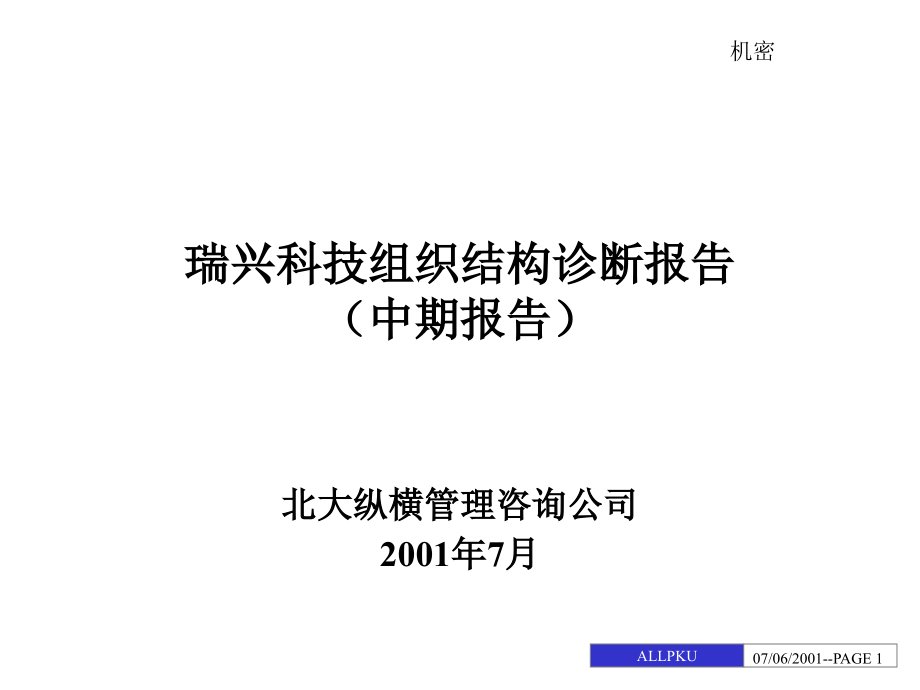 瑞兴科技组织结构诊断报告课件_第1页