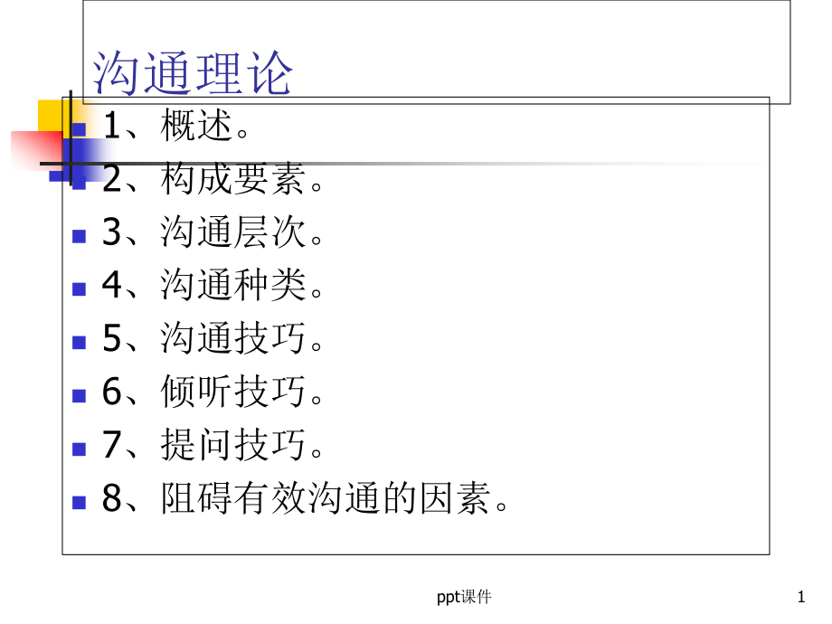 有效沟通理论--课件_第1页