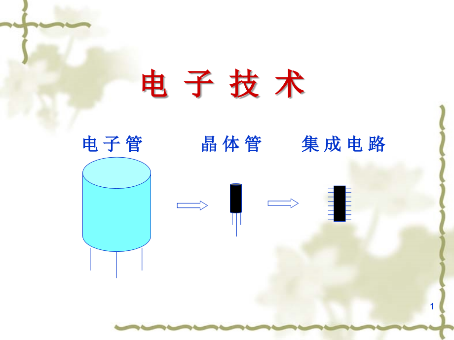 晶体管及其应用-演示文稿课件_第1页