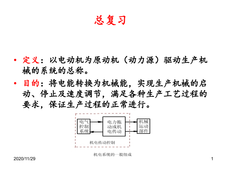 机电传动控制第五版及其复习-课件_第1页