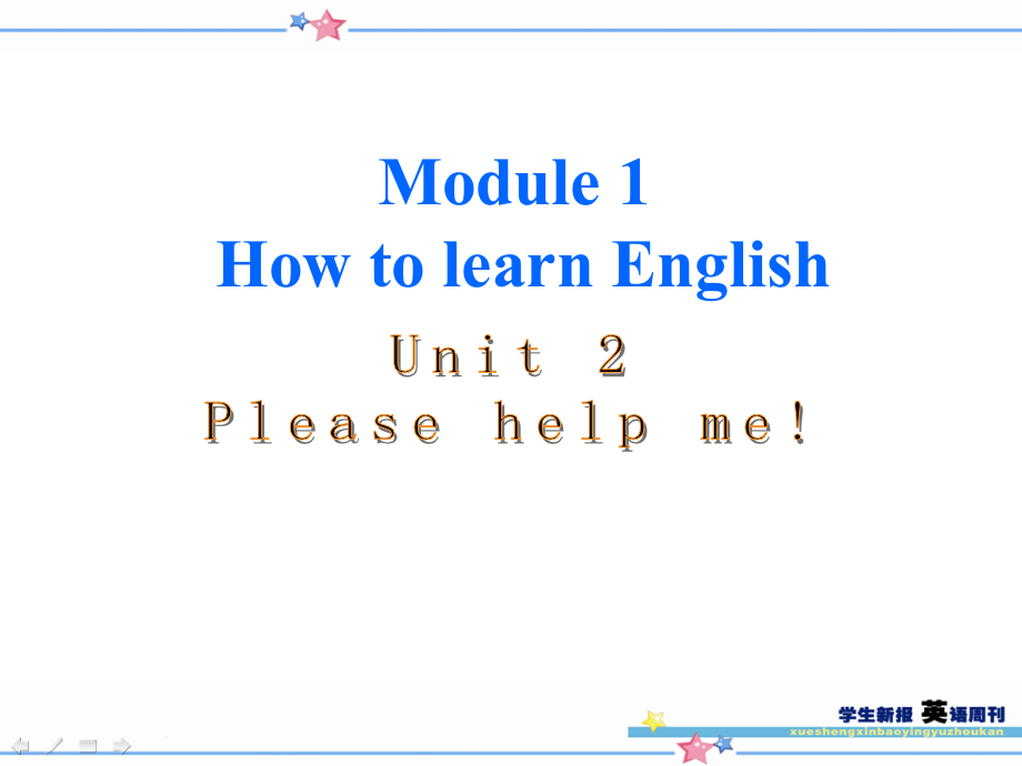 M1HowtolearnEnglishUnit2课件_第1页