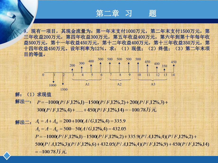 技术经济学课后习题答案第二版课件_第1页