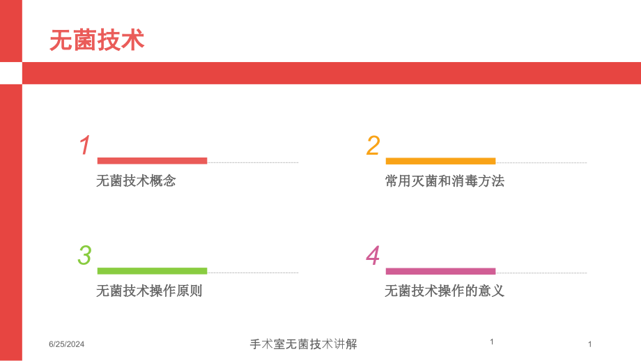 手术室无菌技术讲解培训ppt课件_第1页