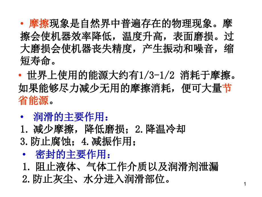 机械装置的润滑与密封课件_第1页