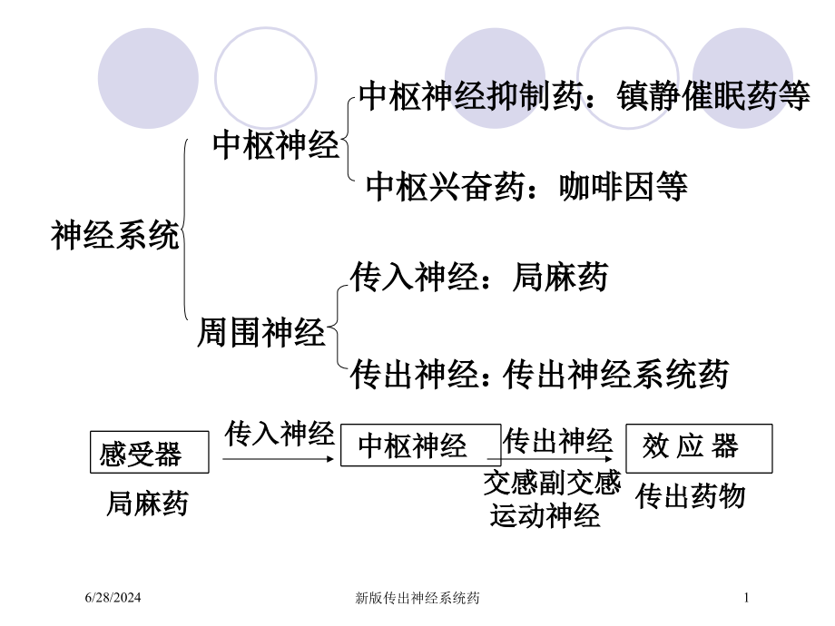 新版传出神经系统药培训ppt课件_第1页