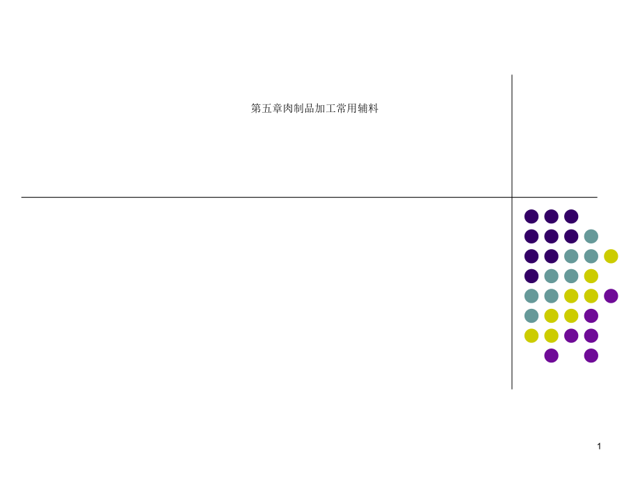 第五章肉制品加工常用辅料课件_第1页