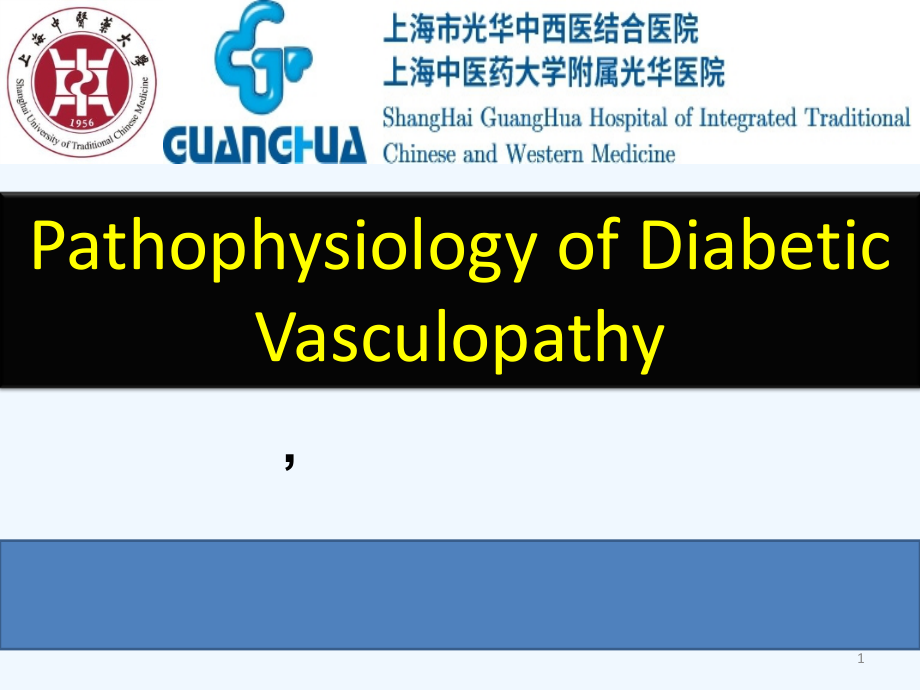 糖尿病足血管病理学课件_第1页