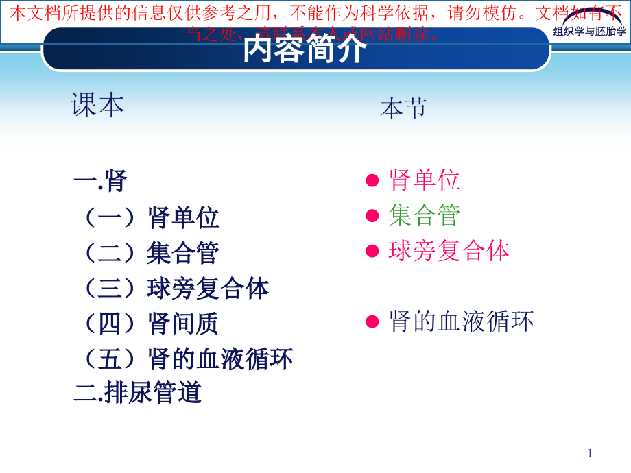 泌尿系统专业知识讲座培训ppt课件_第1页