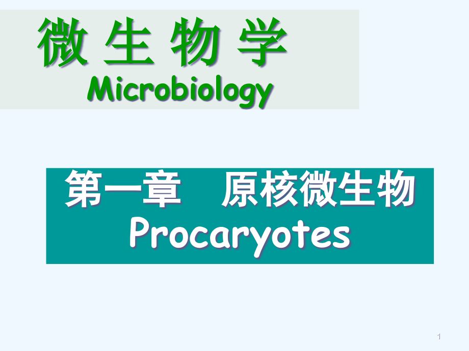 微生物学ppt课件_第1页