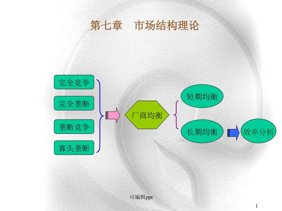 微观经济学7市场结构理论课件_第1页