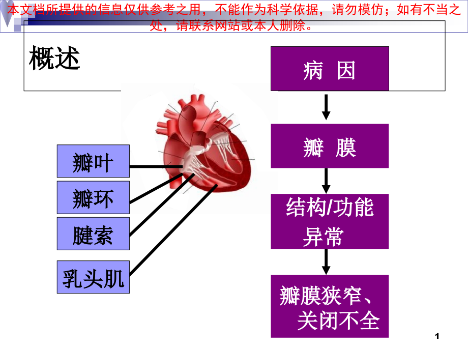 心脏瓣膜病主题知识宣教培训ppt课件_第1页