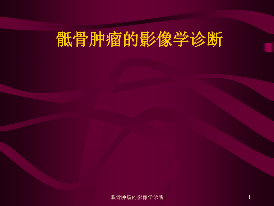 骶骨肿瘤的影像学诊断ppt课件_第1页