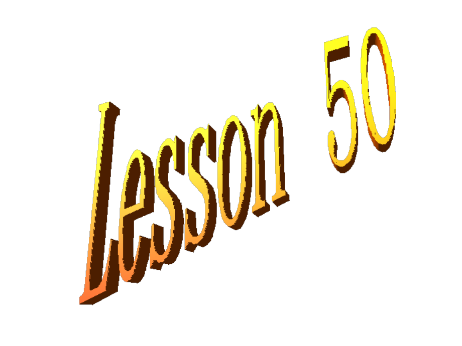 八年级英语上册Lesson50课件冀教版课件_第1页