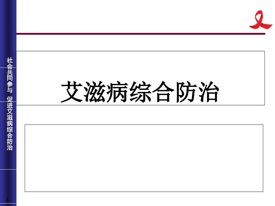 艾滋病防治知识讲座_第1页