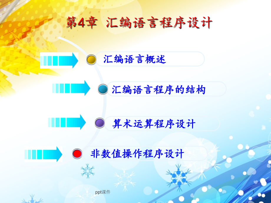 汇编语言程序设计--课件_第1页