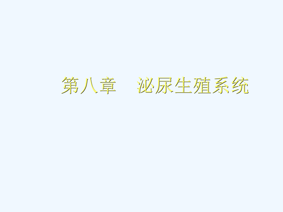 泌尿生殖系统教学培训学习课件_第1页