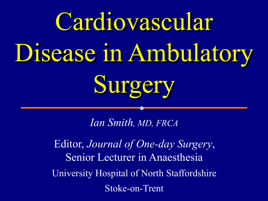 高血压英文课件CardiovascularDiseaseinAmbulatory_第1页