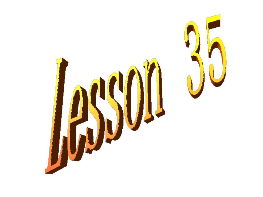 八年级英语上册Lesson35课件冀教版课件_第1页