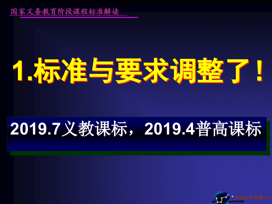 模块一：反思初中物理新课程的目标与实践——专题教学课件_第1页