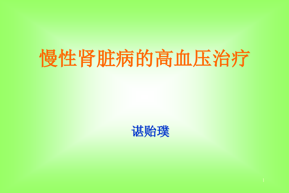 谌贻璞慢性肾脏病的高血压治疗课件_第1页