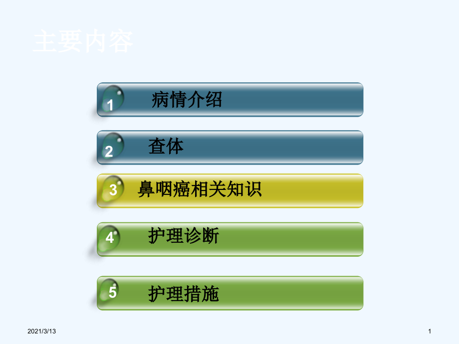 鼻咽癌教学查房课件_第1页