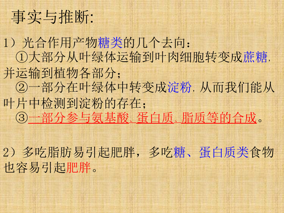 沪科版生命科学高一上4-4《生物体内营养物质的转变》课件7_第1页