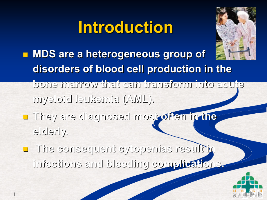 骨髓增生异常综合征诊治英文公开课课件_第1页