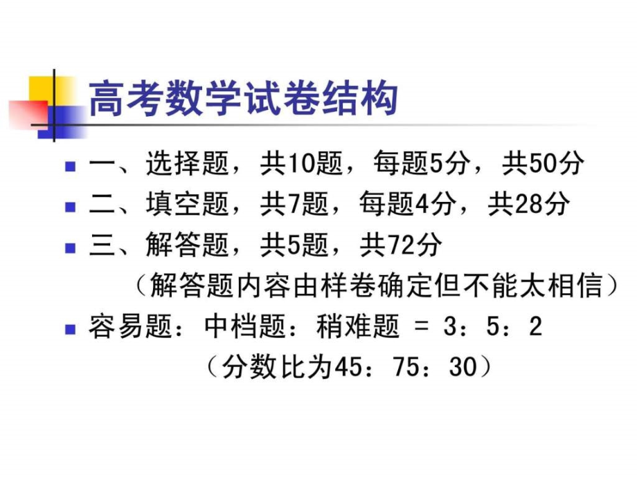 浙江大学高考数学研讨会资料2马茂年课件_第1页