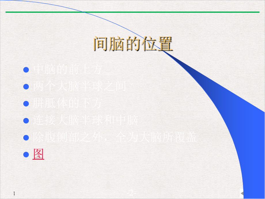 间脑解剖生理及定位诊断医学演示课件_第1页