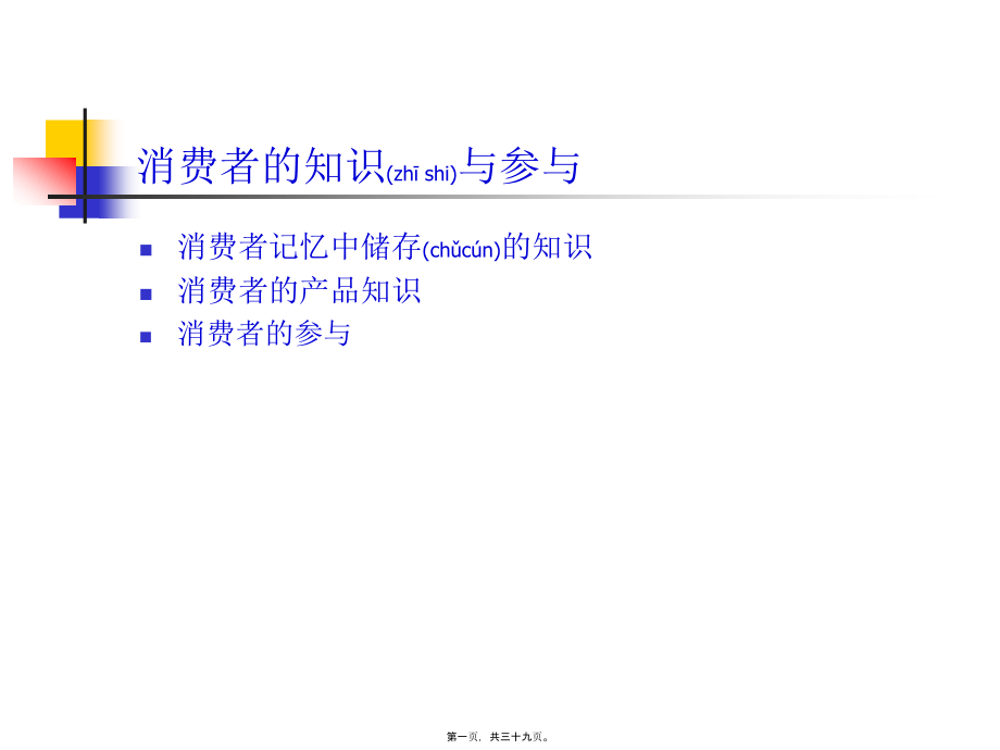 消费者的知识与参与概述(版)课件_第1页