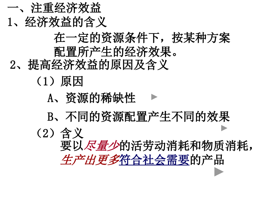 注重经济效益35课件_第1页