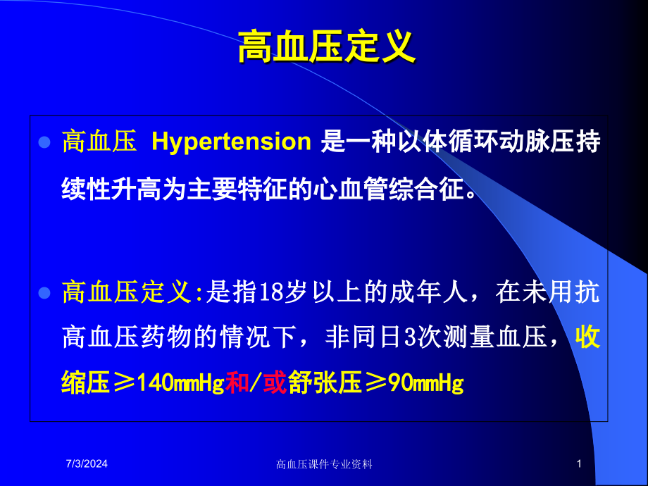 高血压ppt课件专业资料培训_第1页