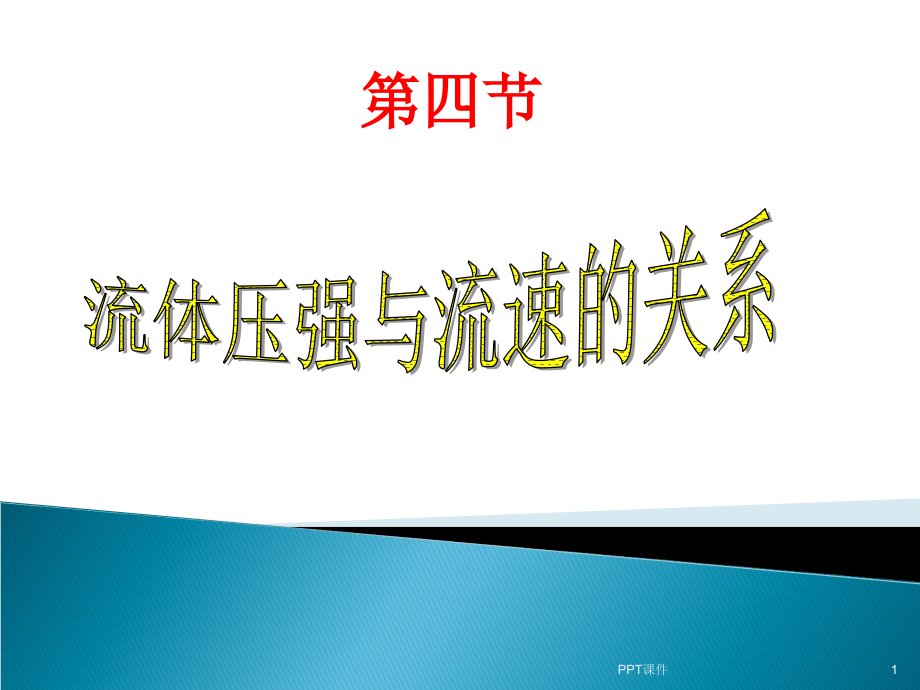 液体压强与流速的关系--课件_第1页