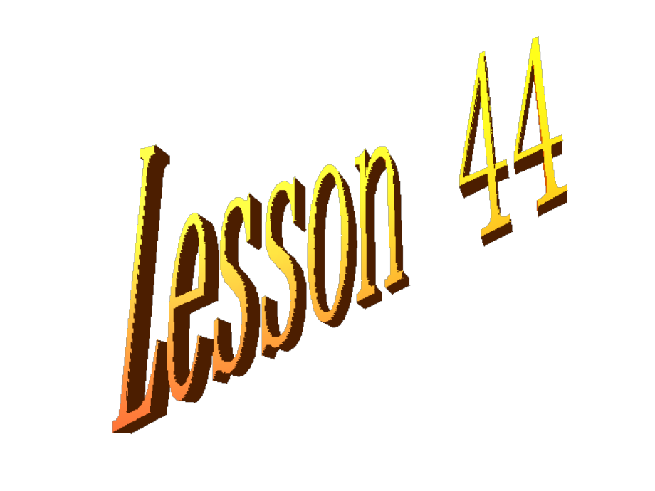 八年级英语上册Lesson44课件冀教版课件_第1页