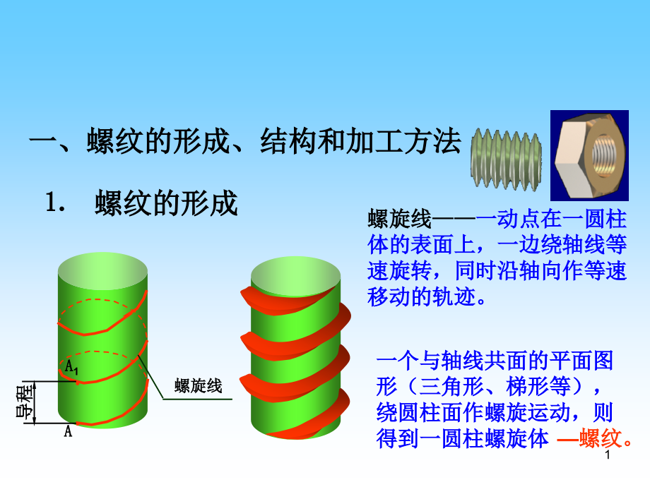 识读螺纹轴零件图资料课件_第1页