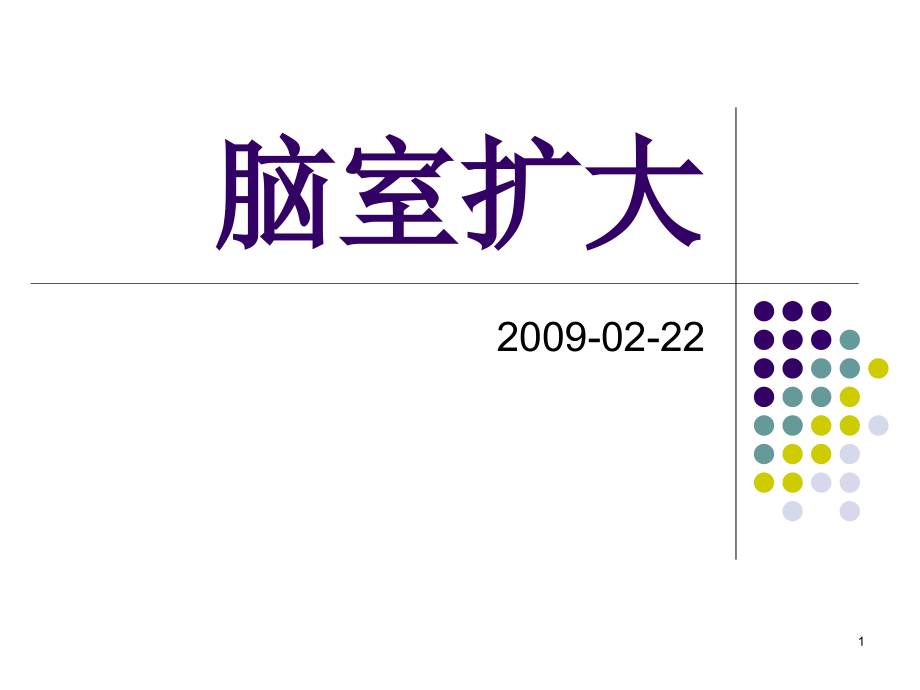 脑室扩大影像诊断资料课件_第1页