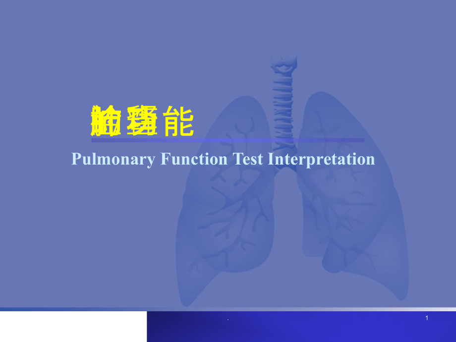 肺功能检查的诠释-课件_第1页
